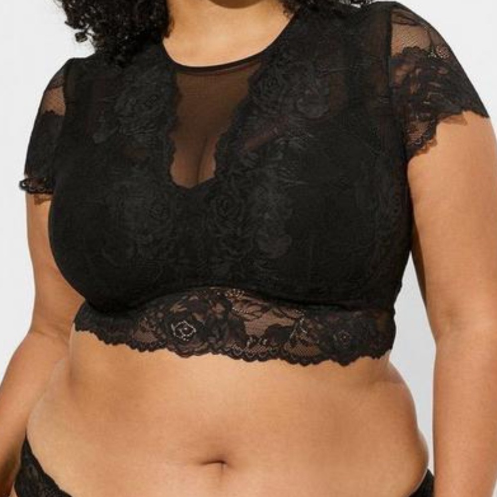 Torrid Lace Crop Top